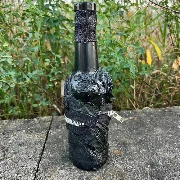 NEW Potion Spell Bottle - ZIPPER ZOMBIE - HANDCRAFTED Apothecary Jar Halloween - Picture 10 of 15